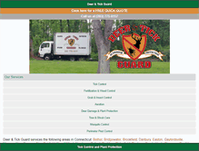 Tablet Screenshot of deertickguard.com